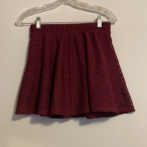 Women’s Maroon Skirt - Small
